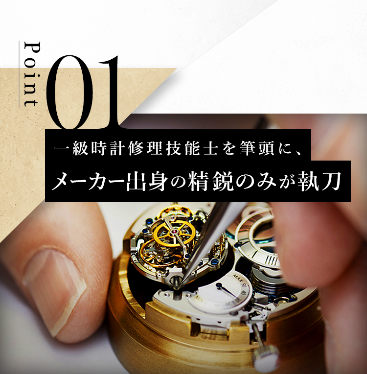 東京・上野・御徒町エリアで最高水準の技術。メーカー出身の一級時計修理技能士がデイトナやサブマリーナーを精密点検